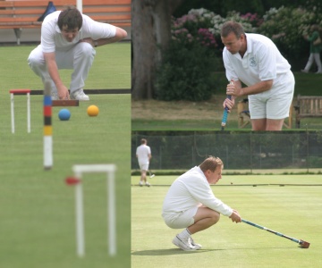 2005 World Championship (clockwise from left): James Death, Reg Bamford, Robert Fulford (Photos: Samir Patel)