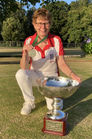 Picture: Ian Lines - Debbie Lines, Womens Association Croquet World Champion