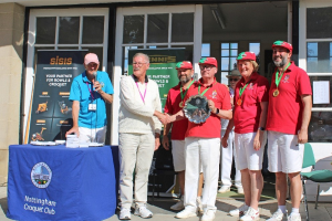 Wales: Rick Harding, Chris Williams (capt), Angharrad Walters, Rich Waterman